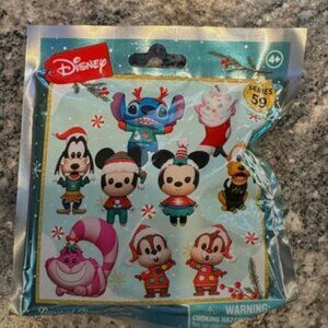 NEW! Christmas Bag Clip Disney Seasonal Series 59 Mystery Bag Clip Pack, Sealed!